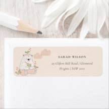 Coração de Pássaros Corações de Urso Rosa-Rosa-Esm