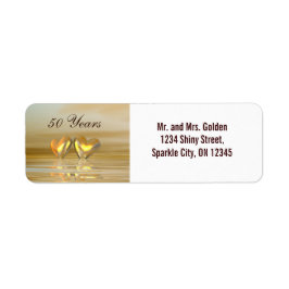 Etiqueta Corações do ouro