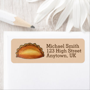 Etiqueta Cornish Pasty British Meat Pie Savory Pastory