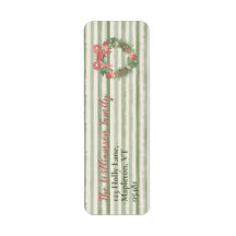 Coroa de Natal Rosa Personalizada com Faixa Verde