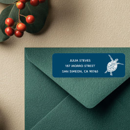 Etiqueta Correspondência de Tartaruga do Mar de CUTE Tortoi