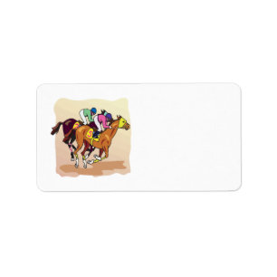 Etiqueta Corrida de cavalos 6