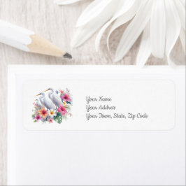 Etiqueta Costeira de praia de Egret Island