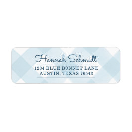 Etiqueta Country Gingham