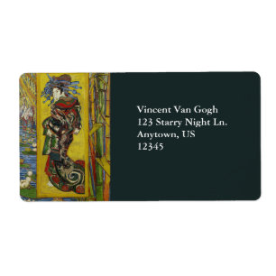 Etiqueta Courtesan após Eisen por Vincent van Gogh
