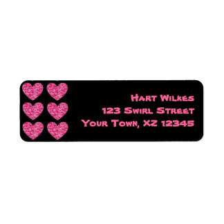 Etiqueta Crackle Hearts