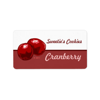 Etiqueta Cranberry Labels