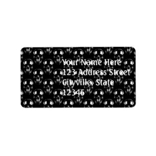 Etiqueta Crânios Escuros Queda