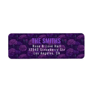 Etiqueta Cravata Rústica de Noiva com Cravo Roxo Chique