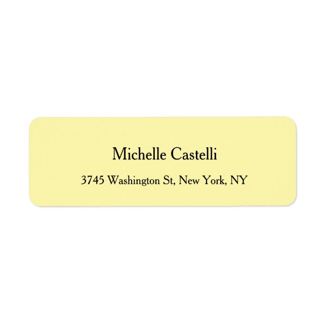 Etiqueta Cream Cores Profissionais Clássicas Exclusivas (Frente)