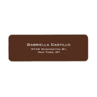 Creative Brown Plain Elegante Simples