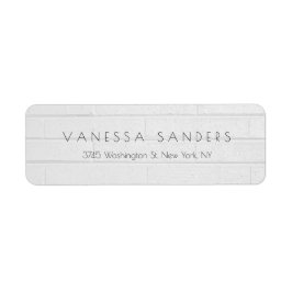 Etiqueta Creative Cinza Wall Professional Modern Unione