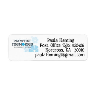 Etiqueta Creative Memories Ind Advisor