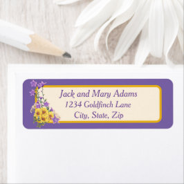 Etiqueta Creme de Coleção de Jardim primavera