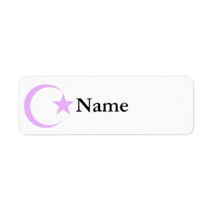 Etiqueta Crescente da Lilac-Lavanda & Star.png