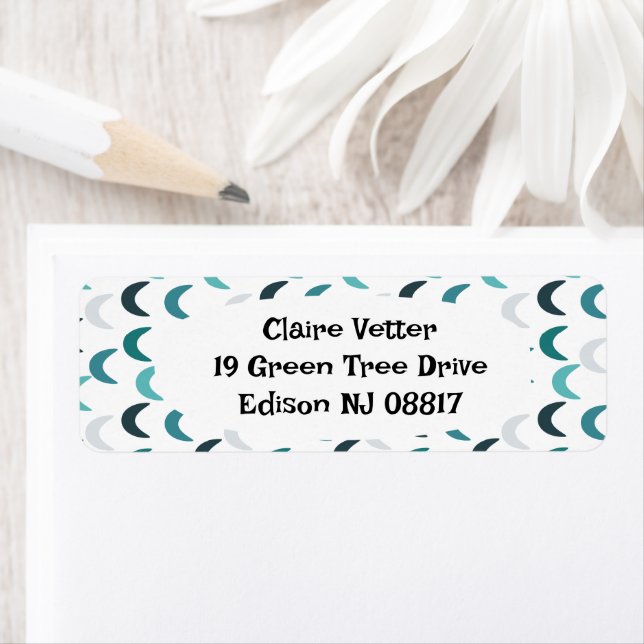 Etiqueta Crescentes de Agato Azul (Insitu)