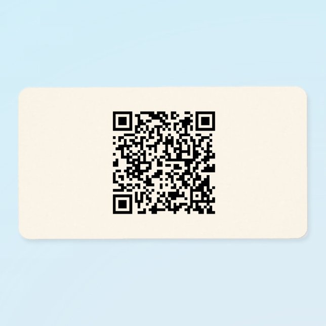 Etiqueta Criar instantaneamente um código QR | Editável em  (Criador carregado)