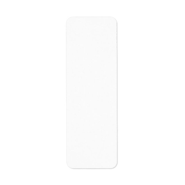 Etiqueta Crie o seu próprio branco (Frente)
