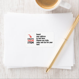 Etiqueta CRIE-SEU PRÓPRIO DIY Faça upload personalizado do