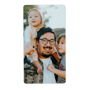 Etiqueta Crie Sua Própria Foto Personalizada