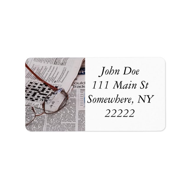 Etiqueta Crossword Genius (Frente)