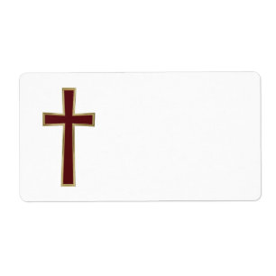 Etiqueta Cruz cristã