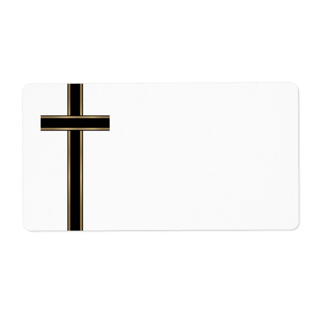Etiqueta Cruz Cristã (Frente)