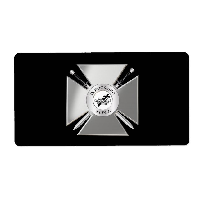 Etiqueta Cruzamento Masônico (Frente)