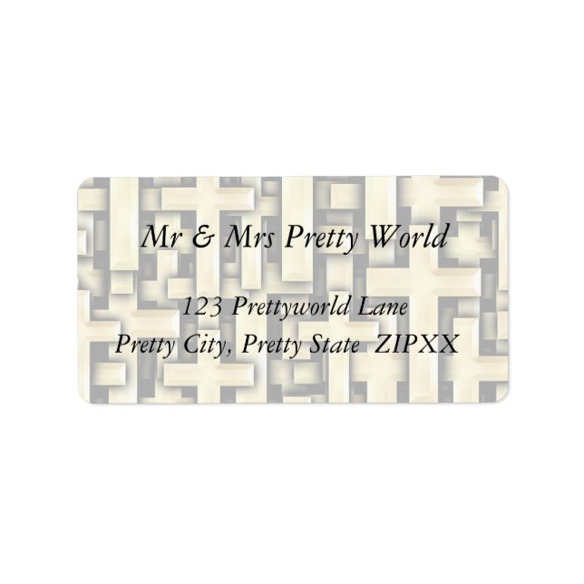 Etiqueta Cruzamentos de ouro (Frente)