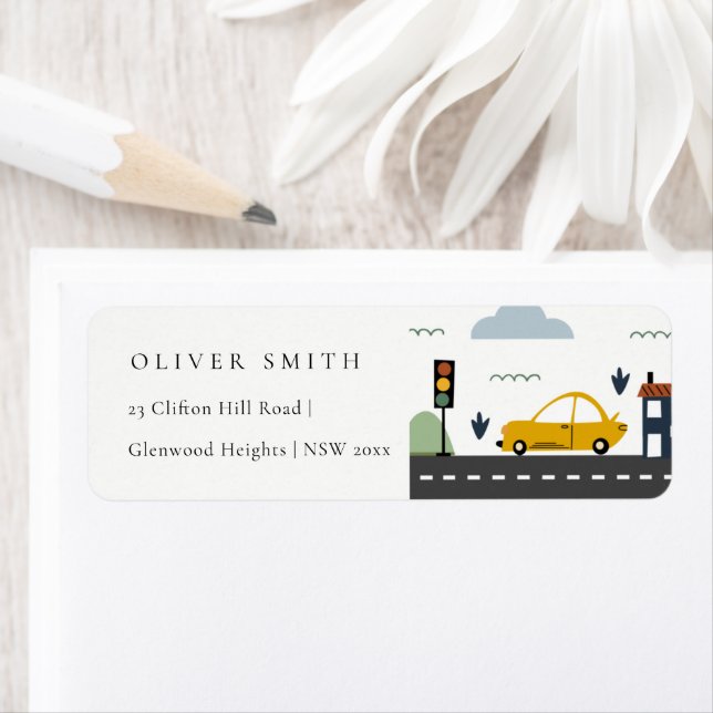 Etiqueta Cuja cidade é ocupada por automóveis urbanos (Insitu)