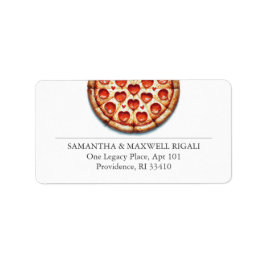 Etiqueta Cuja Pizza Pepperoni Devolve Endereço