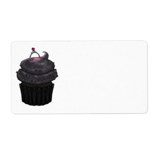 Etiqueta Cupcake Noivado doce