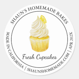 Etiqueta Cupcakes Baking Modern