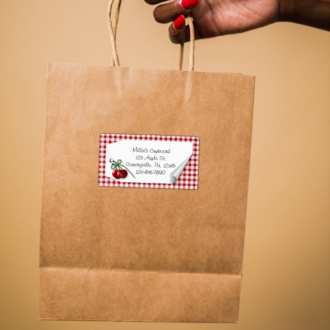 Etiqueta Curl de Cerejas (Criador carregado)