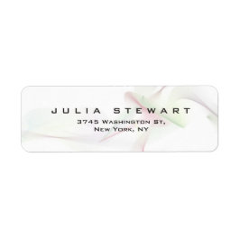 Etiqueta Curvas de Abstrato elegantes para profissionais mo