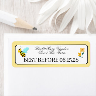 Etiqueta Custom Honey Stamp Durability Date