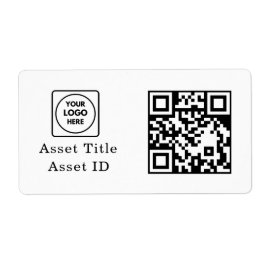 Etiqueta Custom Inventory QR | Asset ID Business Tracking