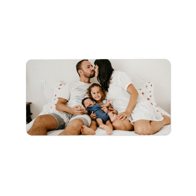 Etiqueta Custom Photo (Frente)