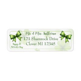 Etiqueta Customizable Elegant St. Patrick’s Day 