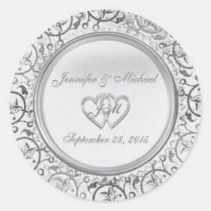 Etiqueta customizável da folha de prata