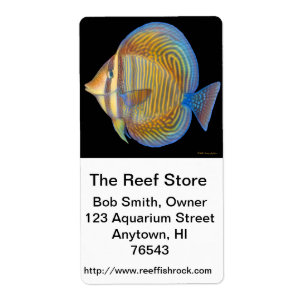 Etiqueta customizável de Desjardins Sailfin Tang