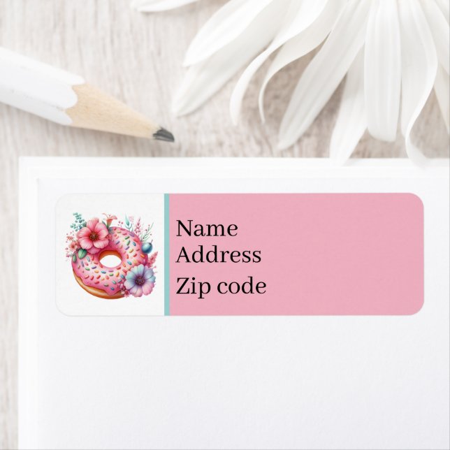 Etiqueta Cute doughnut shop Bakery (Insitu)