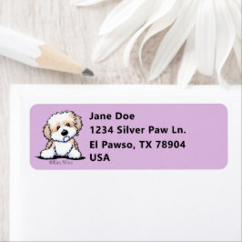 Etiqueta Cute KiniArt Havanese