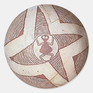 Etiqueta da aranha de Mimbres