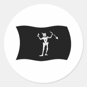 Etiqueta da bandeira de Blackbeard