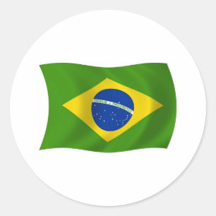 Etiqueta da bandeira de Brasil