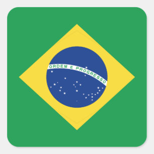 Etiqueta da bandeira de Brasil