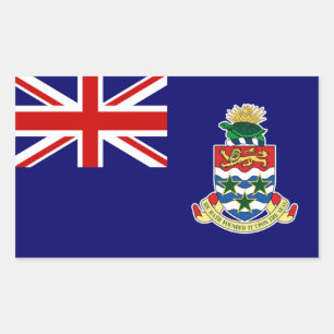 Etiqueta da bandeira de Cayman Islands