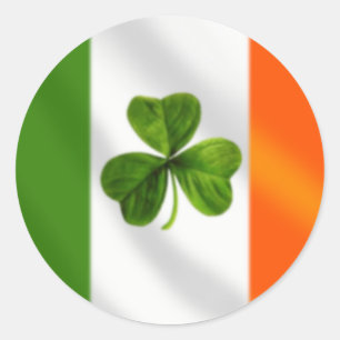 Etiqueta da bandeira de Ireland