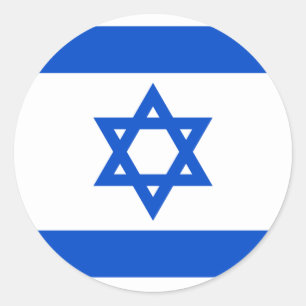 Etiqueta da bandeira de Israel